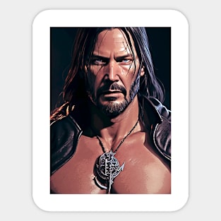 John Wick but viking Sticker